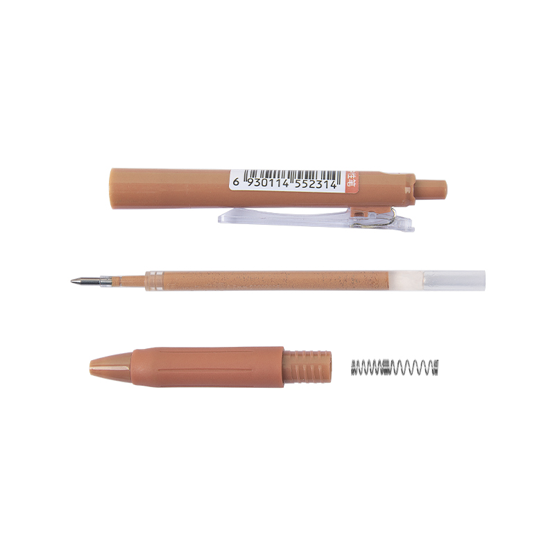 Guangbo Pure Morandi Pens With Clip Brown
