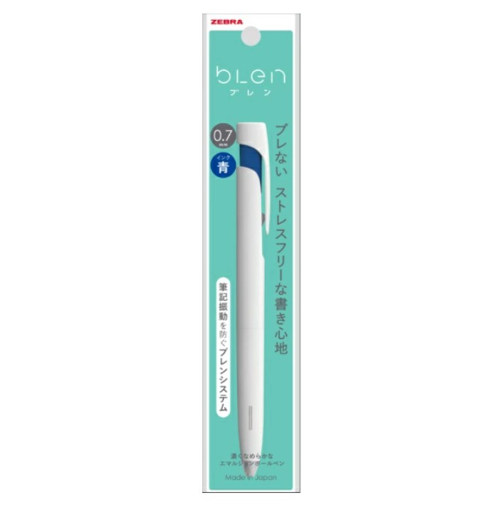 Zebra Blen Ballpoint Pen 0.7 Blue