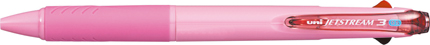 Uni-ball Jetstream 3-color Ballpoint pen 0.5 Baby Pink