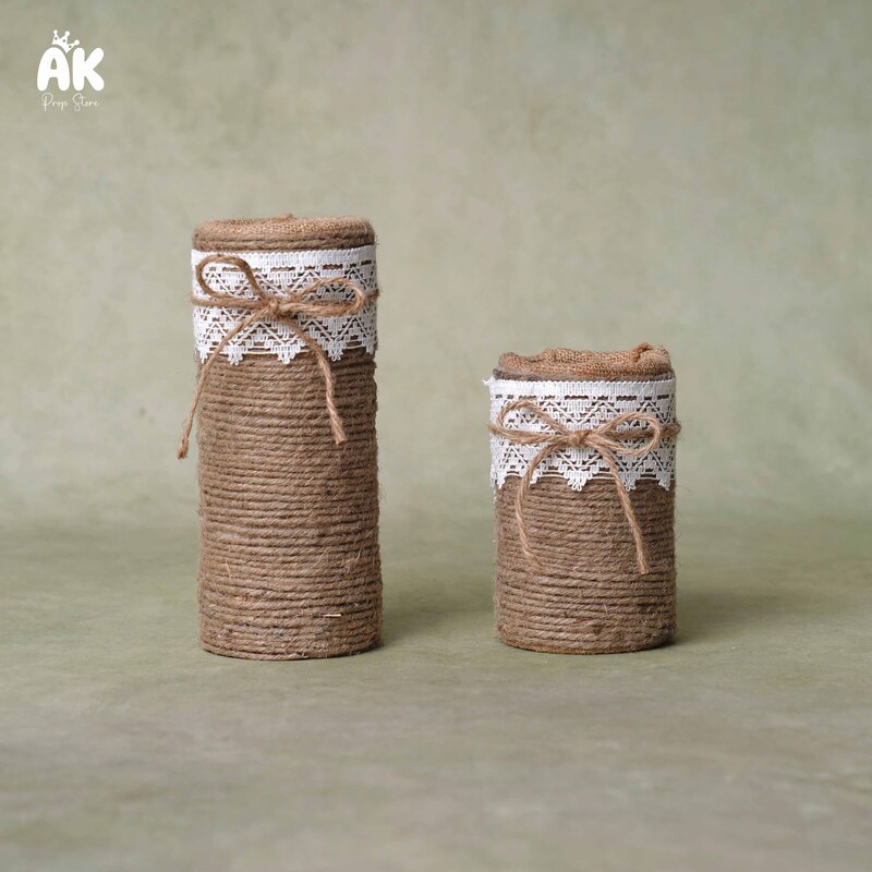 Jute vase - Set of 02