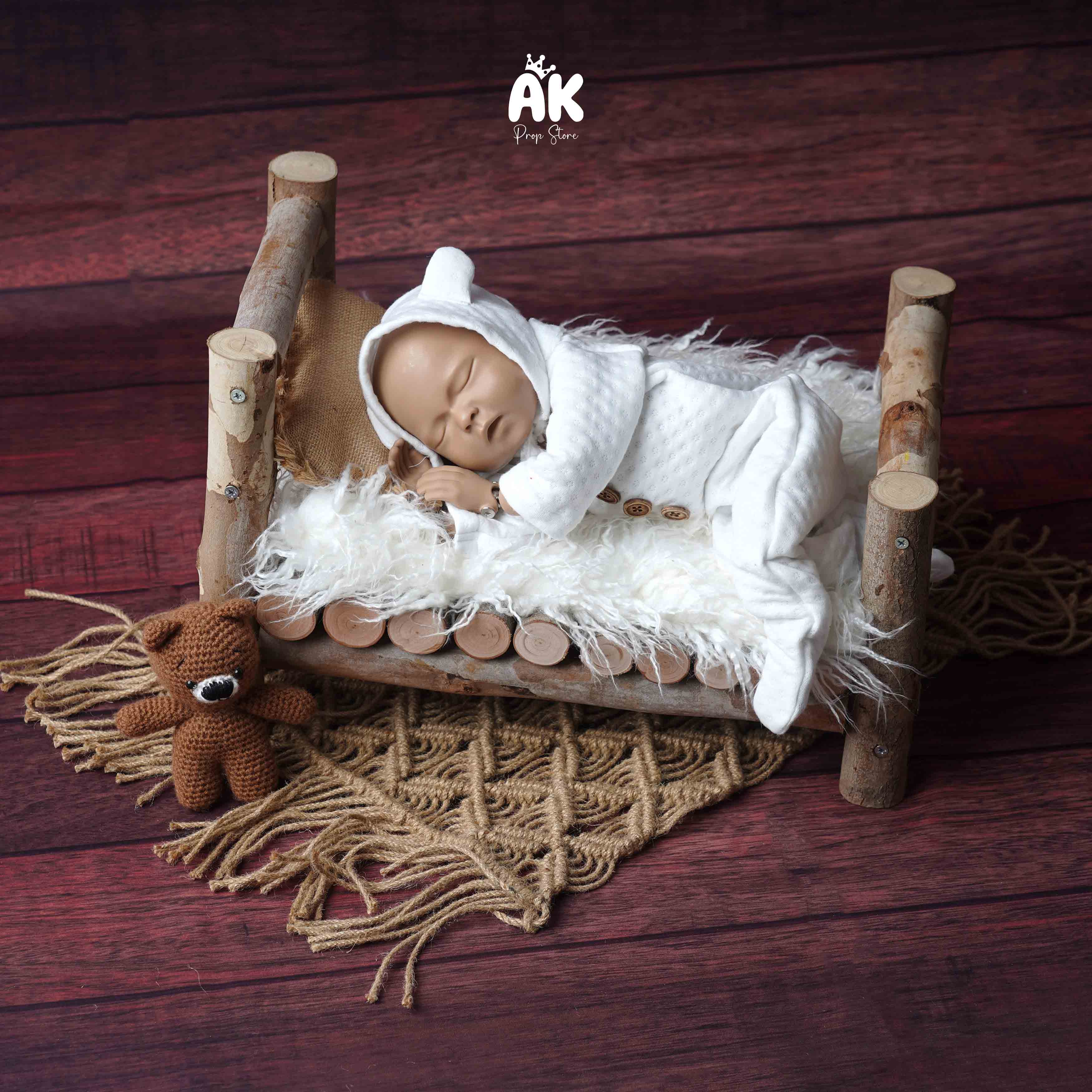 Log bed Theme - Newborn Log bed Theme - Newborn