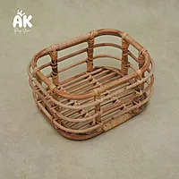 Cane Oval Basket