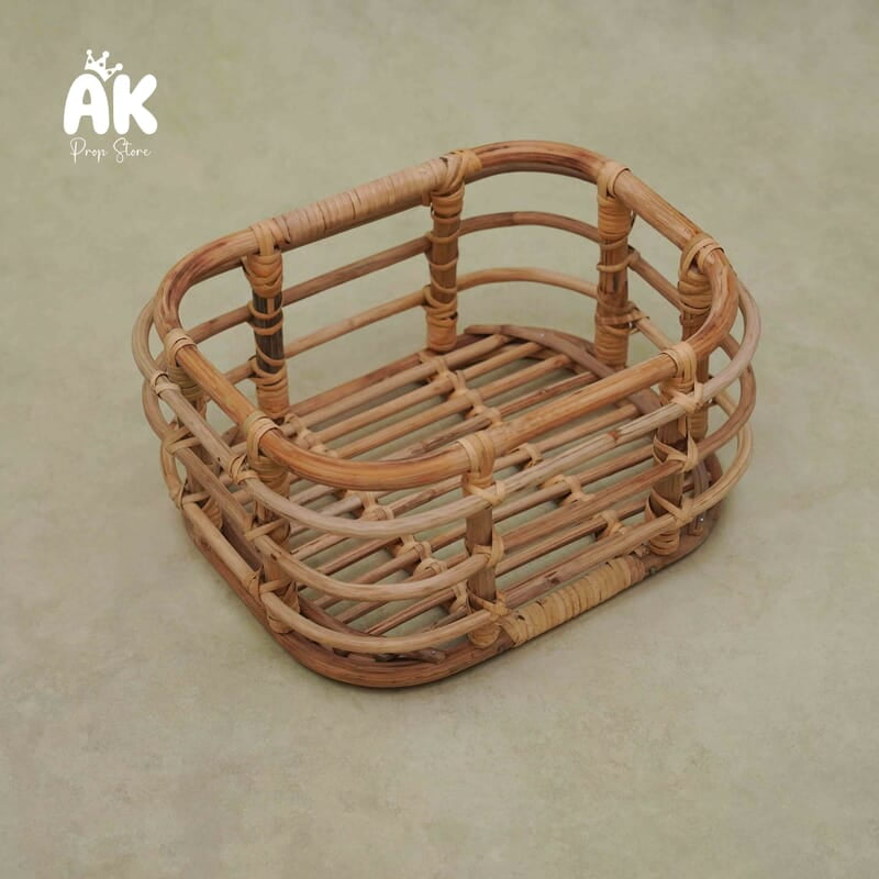 Cane Oval Basket