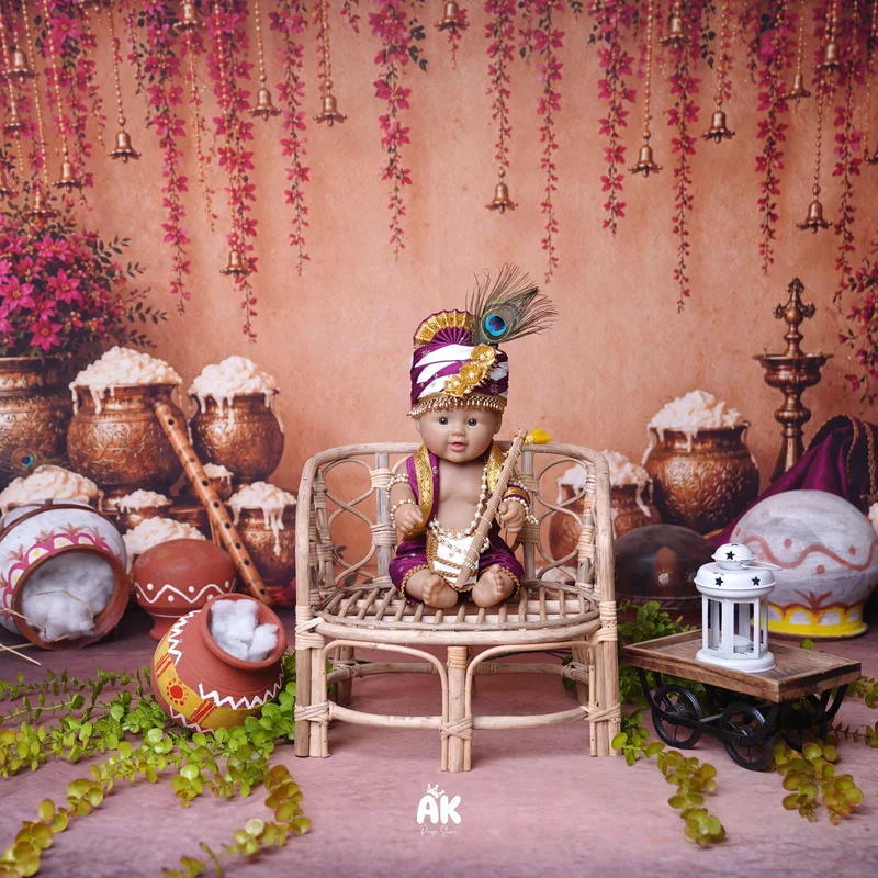 Floral Gokulam Theme - Toddler