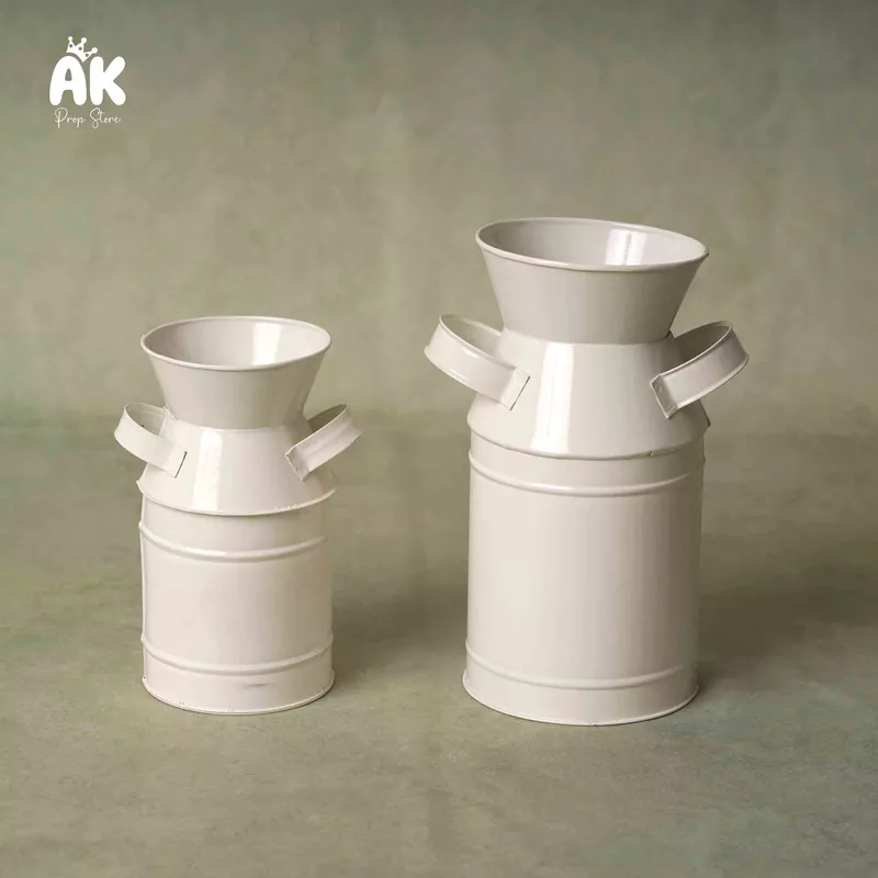 Metal Flower Vase - Set of 2