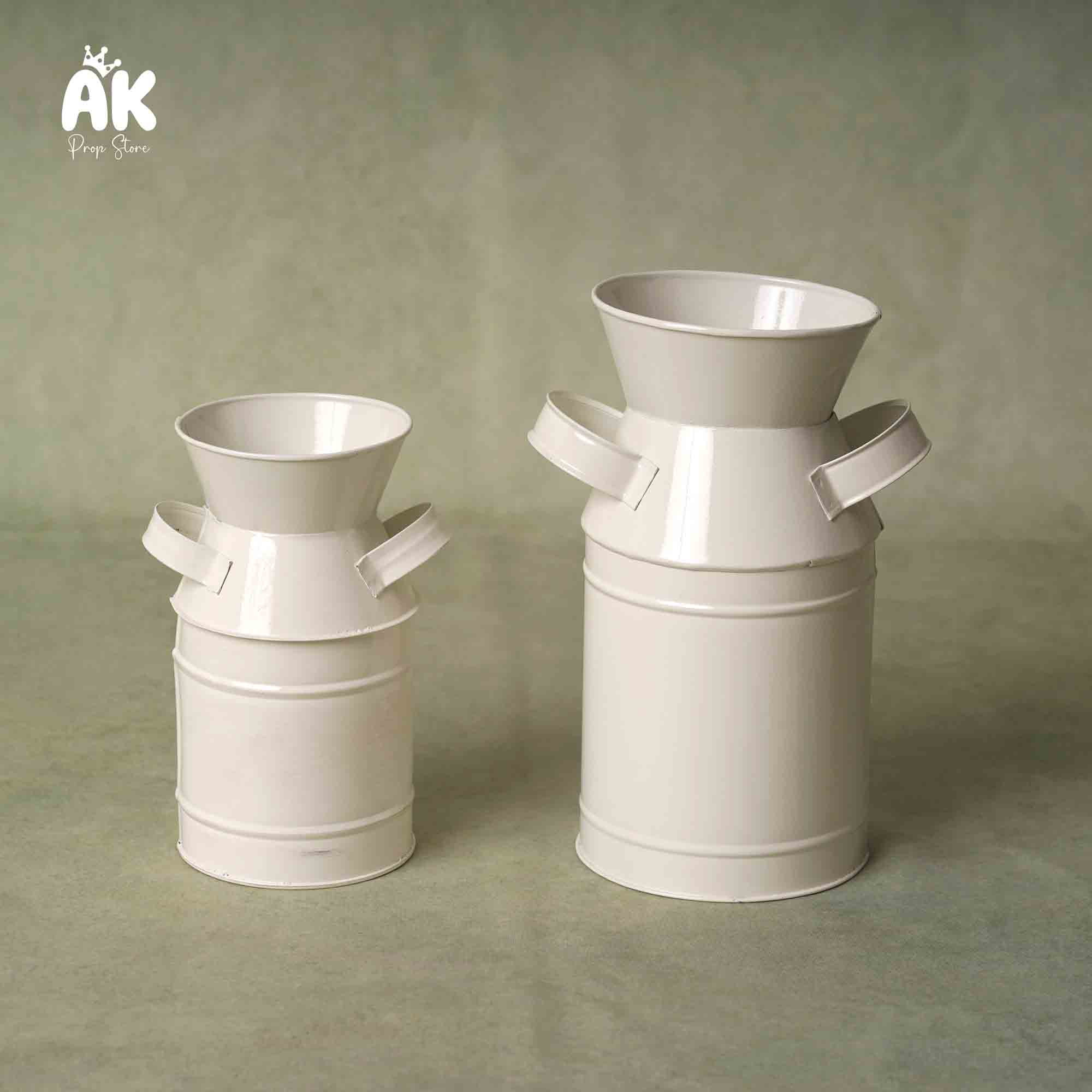 Metal Flower Vase - Set of 2