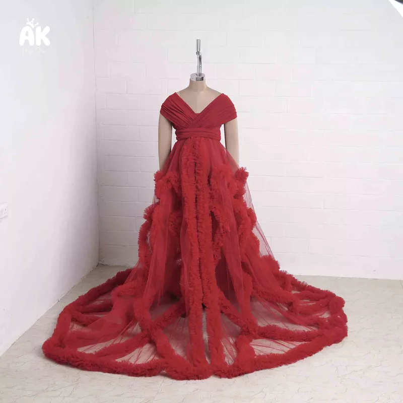 Olivia Gown - Red - M-L
