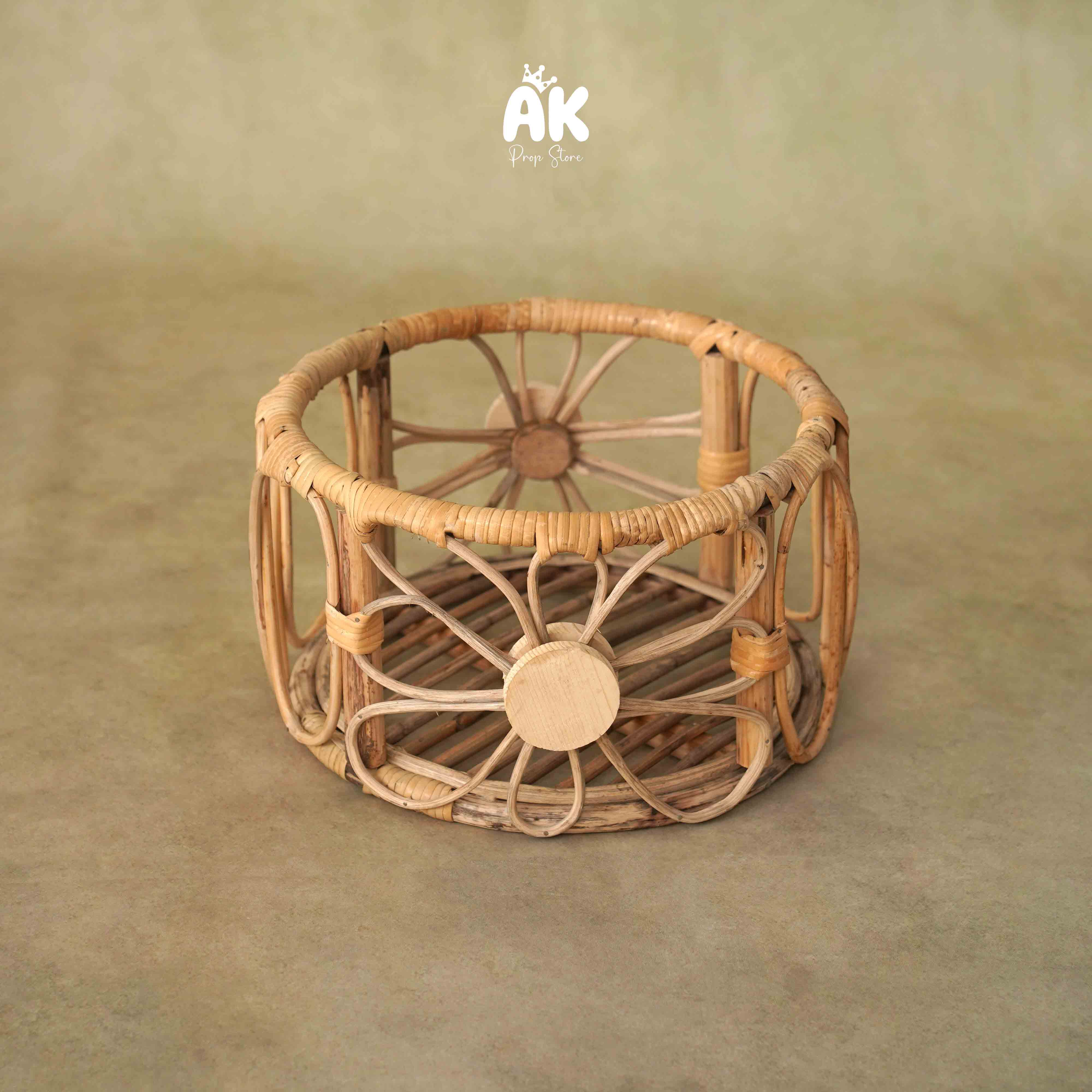 Cane Floral Basket