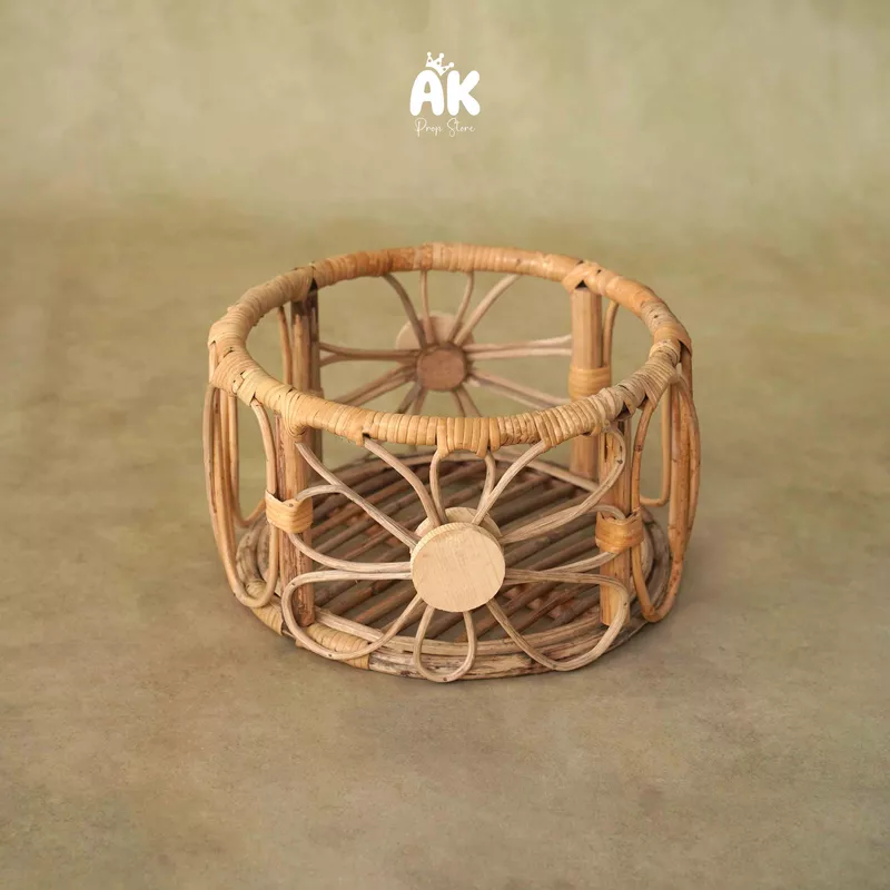 Cane Floral Basket