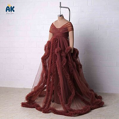 Olivia Gown - Brown - M-L