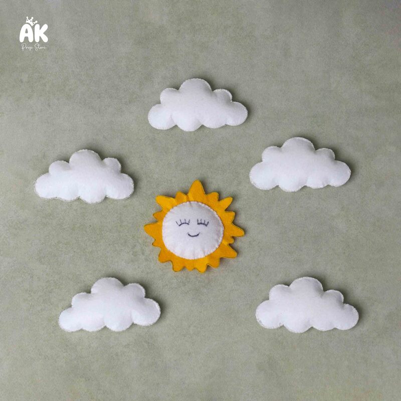 Felt Sun & Cloud