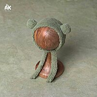 Bear Bonnet - Newborn