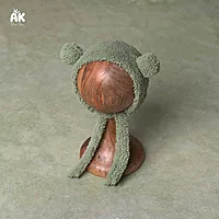 Bear Bonnet - Newborn