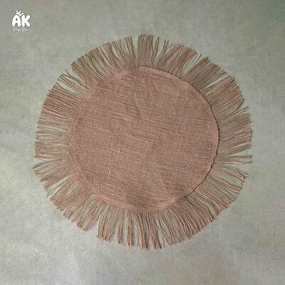 Jute Fringe Layer - Round