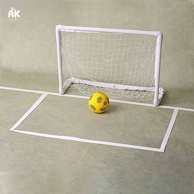 Football With Goal Post
