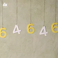 Six & Four Felt Banner