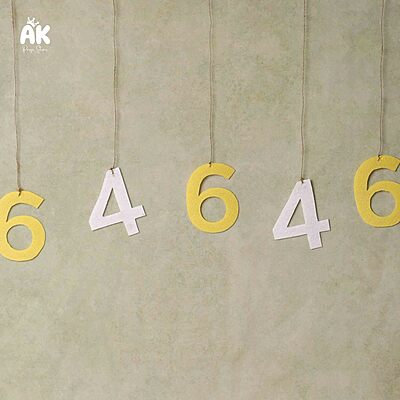 Six & Four Felt Banner