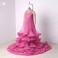 Daisy Gown - Medium Violet Red - M-L
