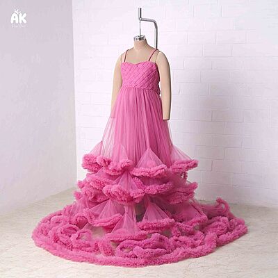 Daisy Gown - Medium Violet Red - M-L