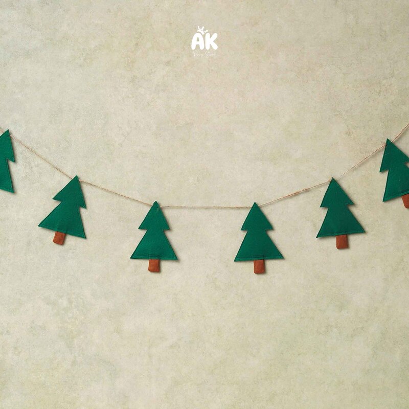 Felt Christmas Tree Banner - Type 01 Felt Christmas Tree Banner - Type 01