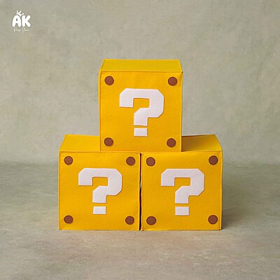 Felt Mario Boxes Set of 3