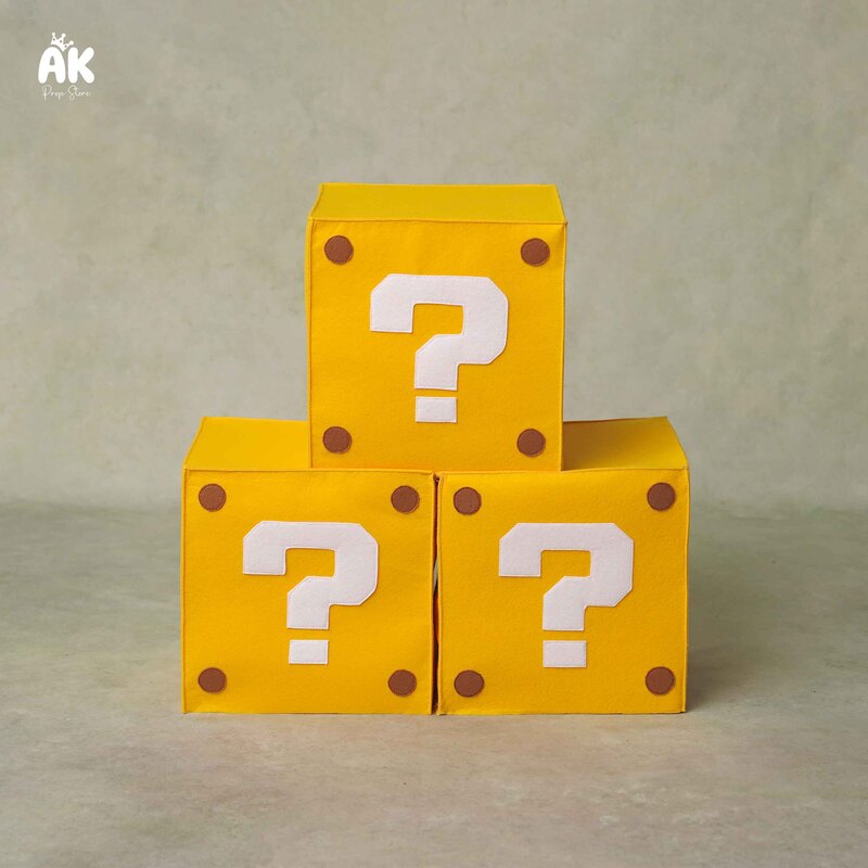 Felt Mario Boxes Set of 3