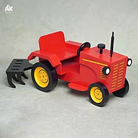 Tractor With Plough