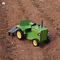 Tractor With Plough