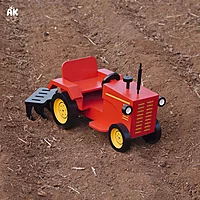 Tractor With Plough