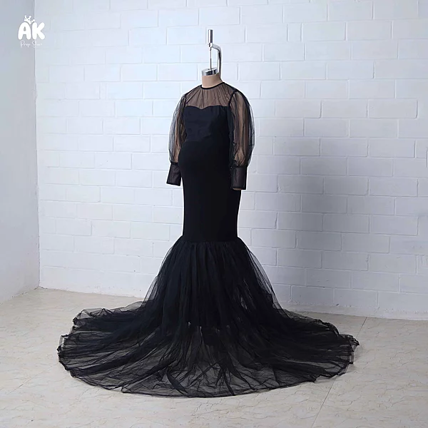 Nova Gown - Black - M-L