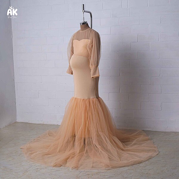 Nova Gown - Beige - M-L