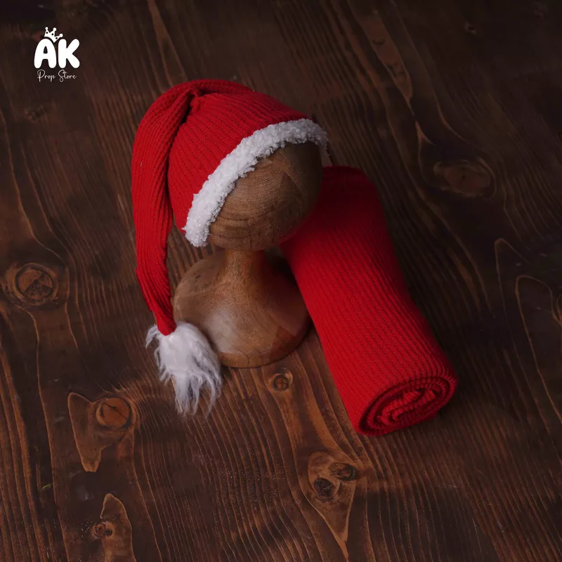 Christmas Cap With Wrap