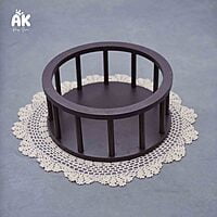 Round Wooden Crib