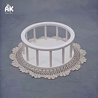Round Wooden Crib