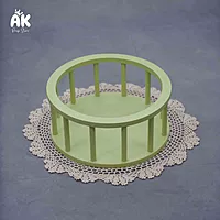 Round Wooden Crib