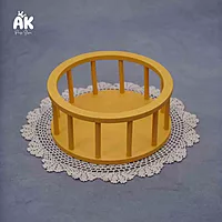 Round Wooden Crib