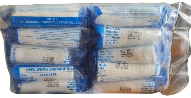 BANDAGE CLOTH 7.5CM * 3M 1s