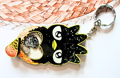 BANTE-MARU RESIN SHAKER KEYCHAIN