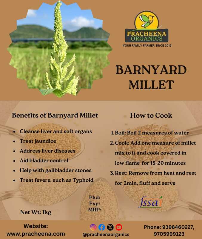 millets(barnyard udhalu)(500gms , 1kg)
