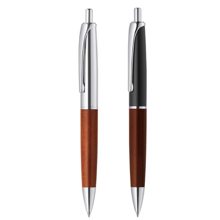 Zebra Filare Rewood Knock Type Ballpoint Pen 0.7
