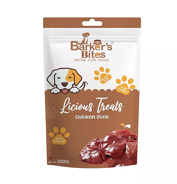 Barker's Bite Chicken and Liver Sticks for Dogs