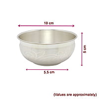 Silver Born Baby Dinner Set