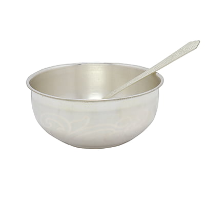 Silver Bowl with Spoon- 80g Silver Bowl with Spoon- 80g