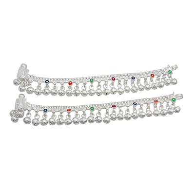 Silver Baby Anklet 5 inch