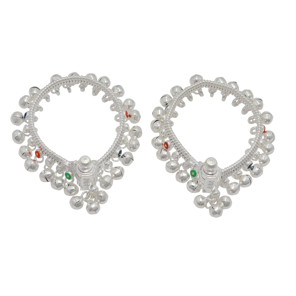Silver Baby Anklet 5 inch