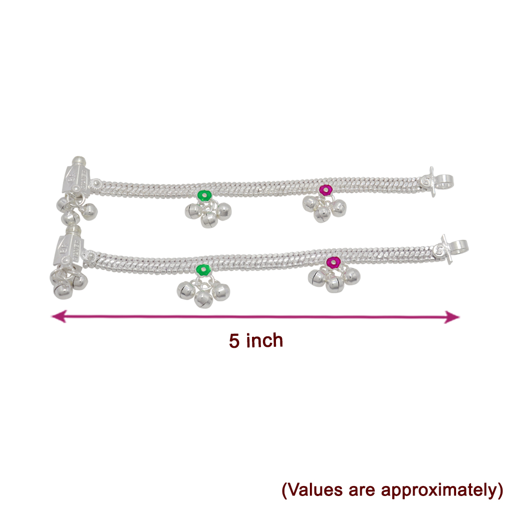 Silver Baby Anklet 5inch (40grams)