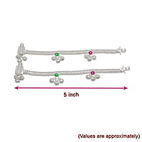 Silver Baby Anklet 5inch (40grams)