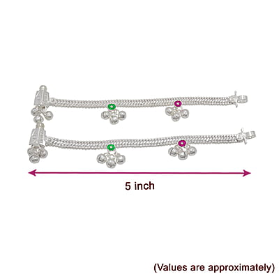 Silver Baby Anklet 5inch (40grams) Silver Baby Anklet 5inch (40grams)