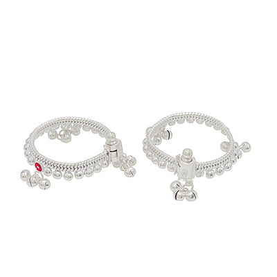 Silver Born Baby Anklet 5inch Silver Born Baby Anklet 5inch