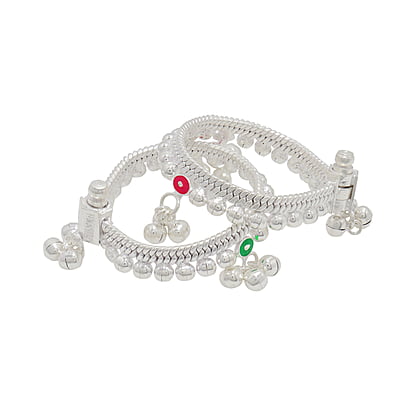 Silver Born Baby Anklet 5inch Silver Born Baby Anklet 5inch